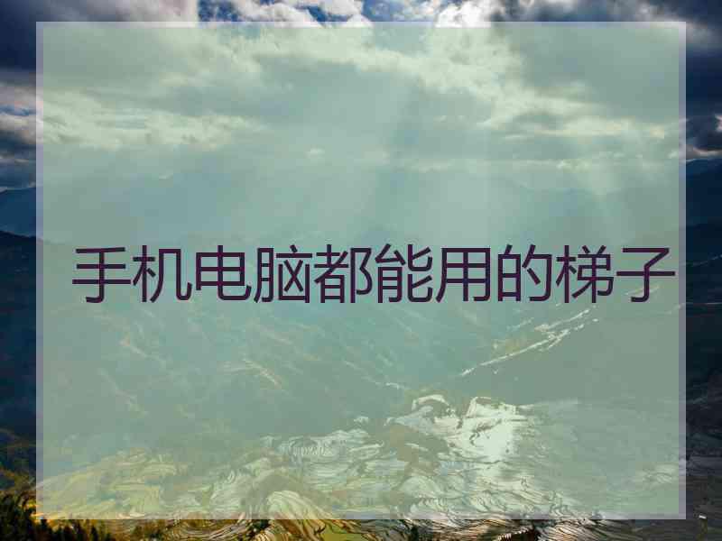 手机电脑都能用的梯子