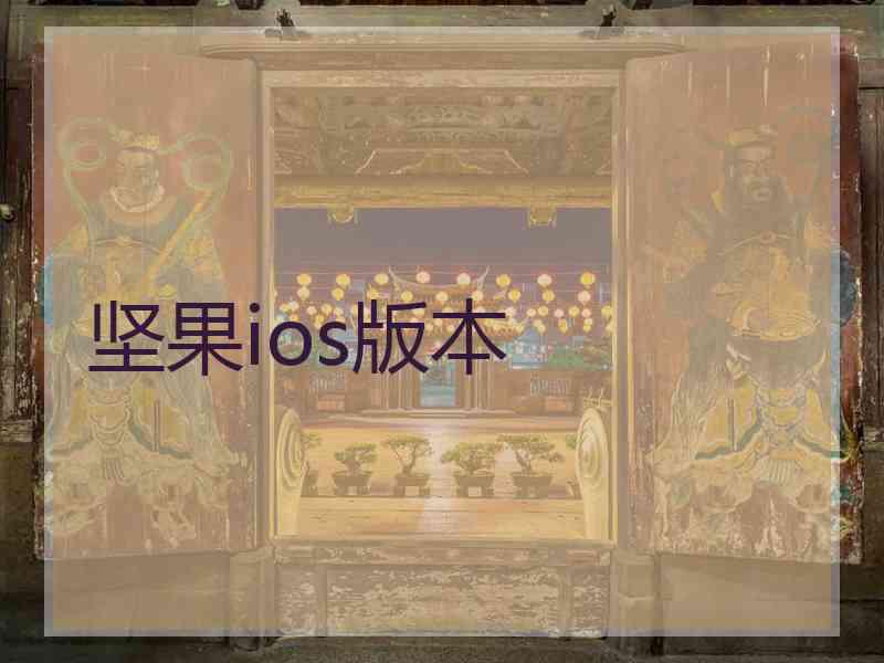 坚果ios版本
