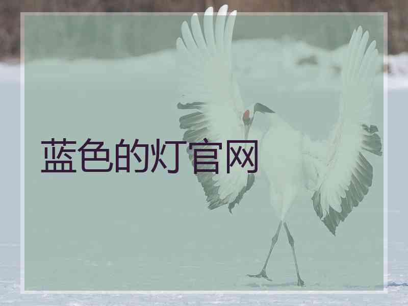 蓝色的灯官网
