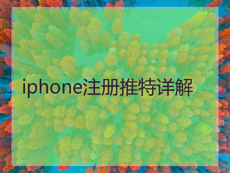 iphone注册推特详解