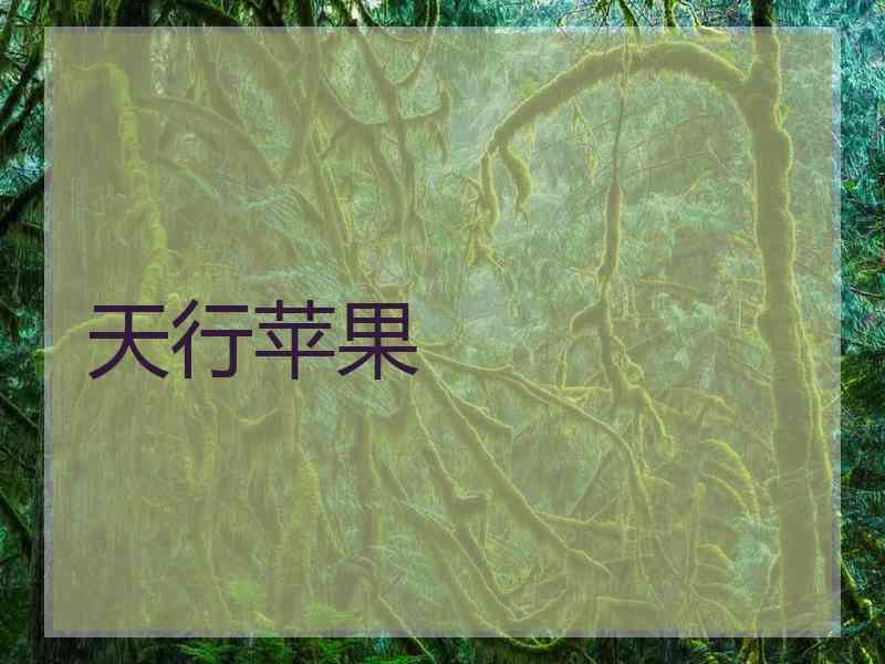 天行苹果