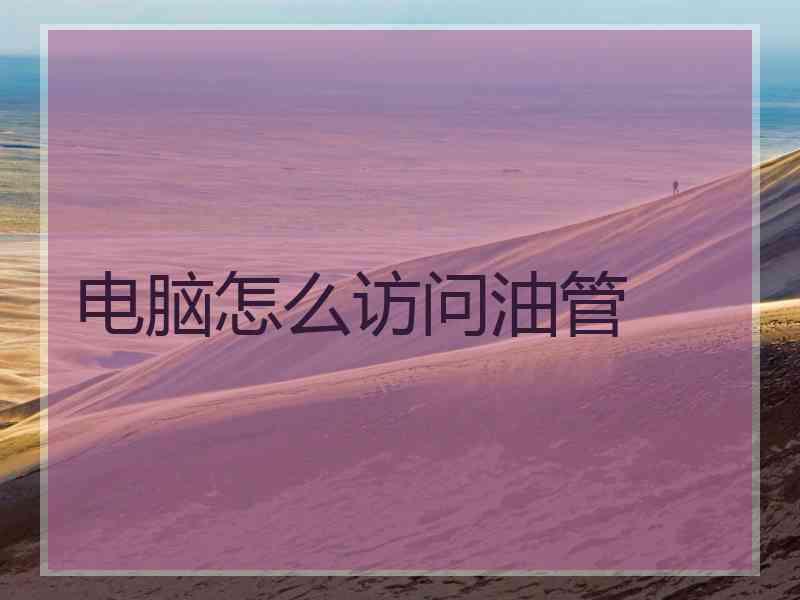 电脑怎么访问油管
