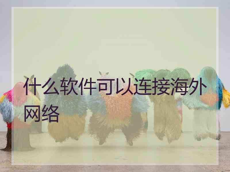 什么软件可以连接海外网络