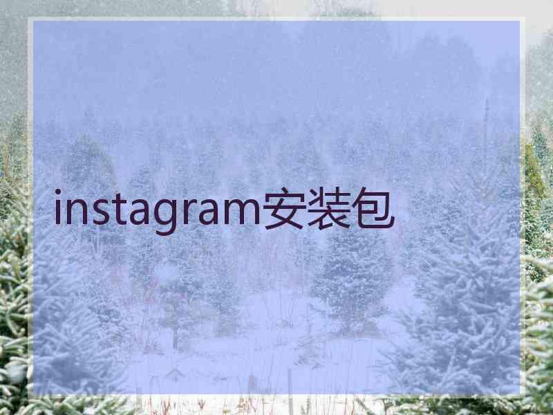 instagram安装包