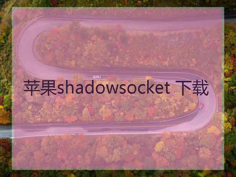苹果shadowsocket 下载