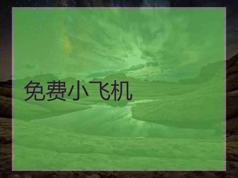 免费小飞机
