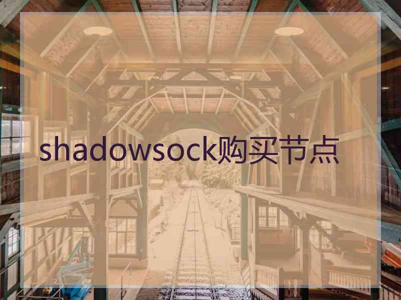 shadowsock购买节点