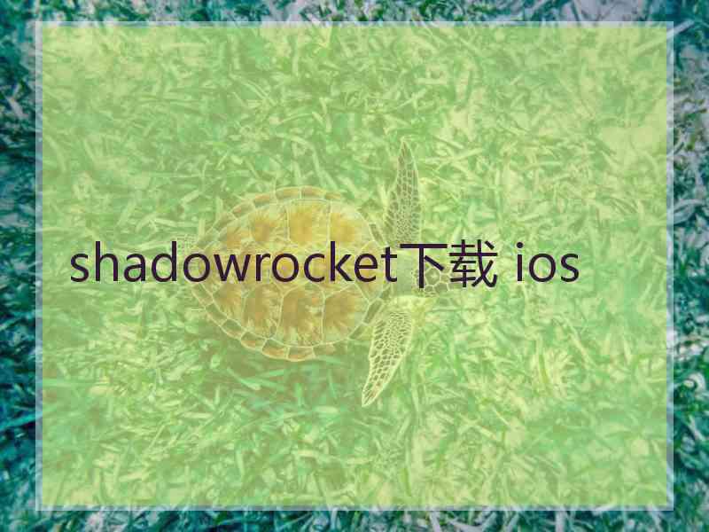 shadowrocket下载 ios