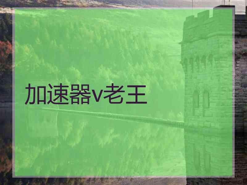 加速器v老王