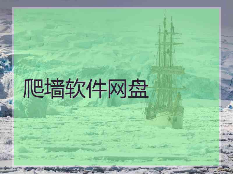 爬墙软件网盘