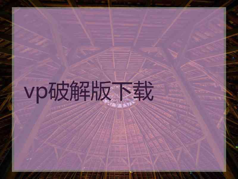 vp破解版下载