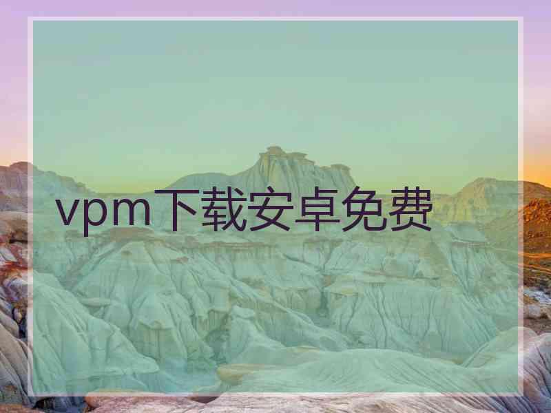 vpm下载安卓免费