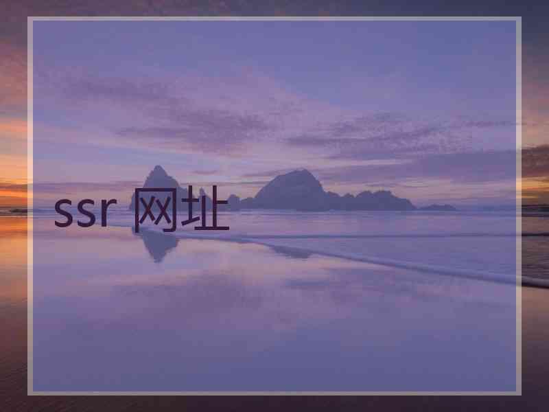 ssr 网址