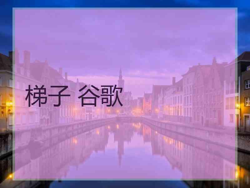 梯子 谷歌