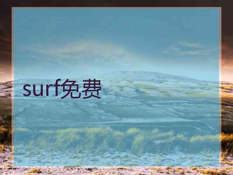 surf免费