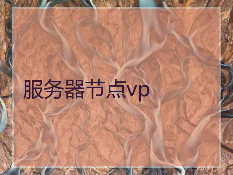 服务器节点vp